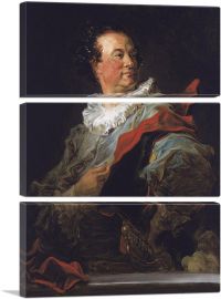 Portrait Of Francois-Henri d'Harcourt 1769-3-Panels-90x60x1.5 Thick