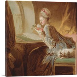 The Love Letter 1770s-1-Panel-18x18x1.5 Thick