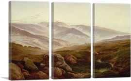 Memories of the Giant Mountains 1835-3-Panels-60x40x1.5 Thick