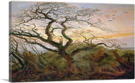 The Tree of Crows 1822-1-Panel-40x26x1.5 Thick
