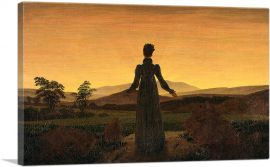Woman Before the Rising Sun 1818-1-Panel-18x12x1.5 Thick