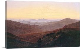 Giant Mountains - Riesengebirge 1835-1-Panel-26x18x1.5 Thick