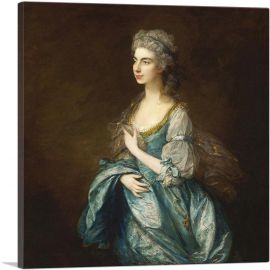 Portrait Of Lady Rodney Nee Anne Harley-1-Panel-36x36x1.5 Thick