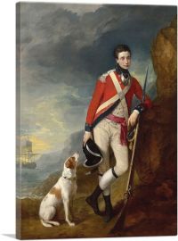 An Officer Of The 4th Regiment Of Foot 1776-1-Panel-40x26x1.5 Thick
