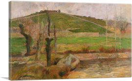 Landscape Near Pont-Aven 1888-1-Panel-40x26x1.5 Thick
