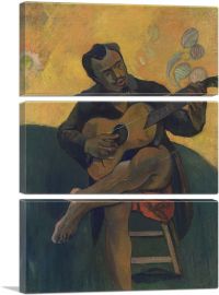The Guitar Player 1894-3-Panels-60x40x1.5 Thick