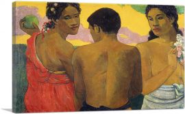 Three Tahitians 1889-1-Panel-18x12x1.5 Thick
