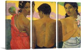 Three Tahitians 1889-3-Panels-60x40x1.5 Thick