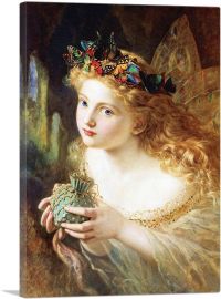 A Portrait Of a Fairy 1869-1-Panel-12x8x.75 Thick