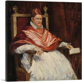Portrait Of Pope Innocent X-1-Panel-18x18x1.5 Thick