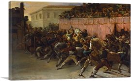 Riderless Races at Rome 1817-1-Panel-60x40x1.5 Thick