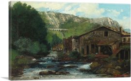 A Mill In a Rocky Landscape-1-Panel-40x26x1.5 Thick
