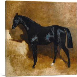 Horse In a Stable-1-Panel-12x12x1.5 Thick