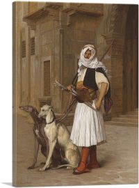 The Arnaut With Two Whippets 1867-1-Panel-40x26x1.5 Thick
