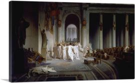 The Death Of Caesar 1867-1-Panel-12x8x.75 Thick