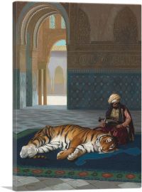 The Tiger And The Guardian-1-Panel-12x8x.75 Thick