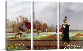 The Tulip Folly 1882-3-Panels-60x40x1.5 Thick