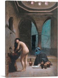 Turkish Woman In The Bath-1-Panel-12x8x.75 Thick