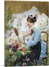 The Flower Seller-1-Panel-12x8x.75 Thick