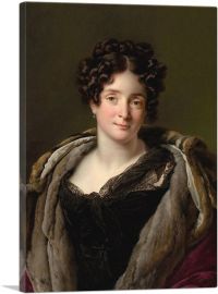 Madame Jacques Louis Etienne Reizet 1823-1-Panel-18x12x1.5 Thick