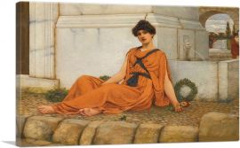 Repose The Flower Girl 1899-1-Panel-12x8x.75 Thick