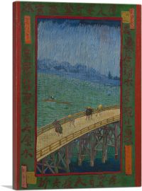 Bridge in the Rain 1887-1-Panel-12x8x.75 Thick