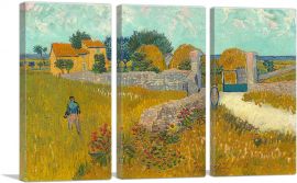 Farmhouse in Provence 1888-3-Panels-90x60x1.5 Thick