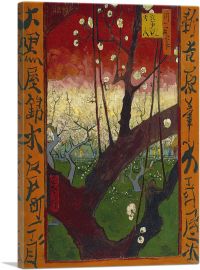 Flowering Plum Orchard 1887-1-Panel-12x8x.75 Thick