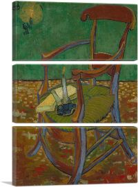 Gauguin's Chair 1888-3-Panels-90x60x1.5 Thick