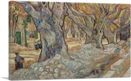 Large Plane Trees 1889-1-Panel-26x18x1.5 Thick