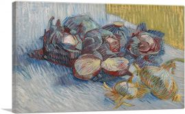 Red Cabbages and Onions 1887-1-Panel-40x26x1.5 Thick