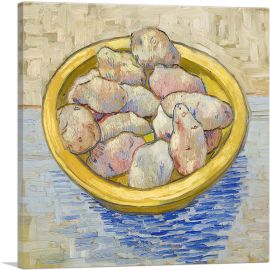 Still Life with Potatoes 1888-1-Panel-18x18x1.5 Thick