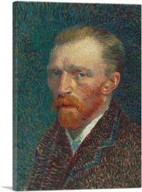 Vincent van Gogh Self-Portrait 1887-1-Panel-60x40x1.5 Thick