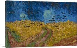 Wheatfield with Crows 1890-1-Panel-40x26x1.5 Thick