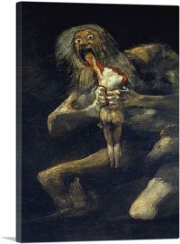Saturn Devouring His Son 1823-1-Panel-26x18x1.5 Thick