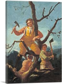 The Woodcutters 1780-1-Panel-40x26x1.5 Thick