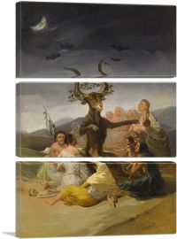 Witches' Sabbath 1798-3-Panels-90x60x1.5 Thick