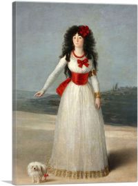 Duchess of Alba - The White Duchess 1795-1-Panel-18x12x1.5 Thick