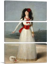Duchess of Alba - The White Duchess 1795-3-Panels-90x60x1.5 Thick
