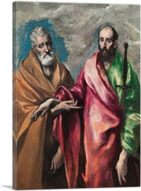 Saint Peter and Saint Paul 1600-1-Panel-40x26x1.5 Thick