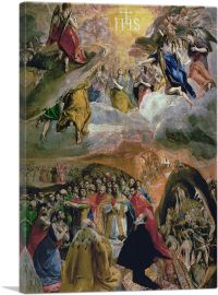 The Adoration of the Name of Jesus 1579-1-Panel-26x18x1.5 Thick