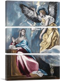 Annunciation 1603-3-Panels-90x60x1.5 Thick
