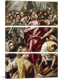 The Disrobing of Christ 1579-3-Panels-90x60x1.5 Thick