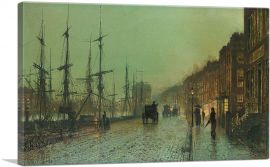 Glasgow Docks 1881-1-Panel-26x18x1.5 Thick