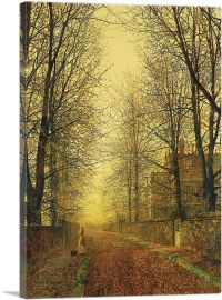In Autumn's Golden Glow-1-Panel-40x26x1.5 Thick