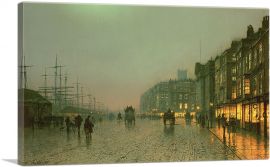 Liverpool from Wapping 1885-1-Panel-60x40x1.5 Thick