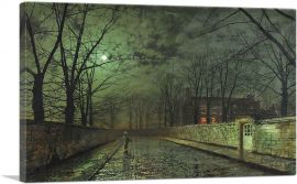 Silver Moonlight 1880-1-Panel-40x26x1.5 Thick