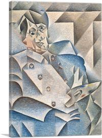 Portrait Of Picasso 1912-1-Panel-40x26x1.5 Thick