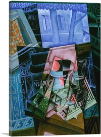 Still Life Before An Open Window Place Ravignan 1915-1-Panel-40x26x1.5 Thick