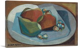 Still Life With Fruits 1923-1-Panel-40x26x1.5 Thick